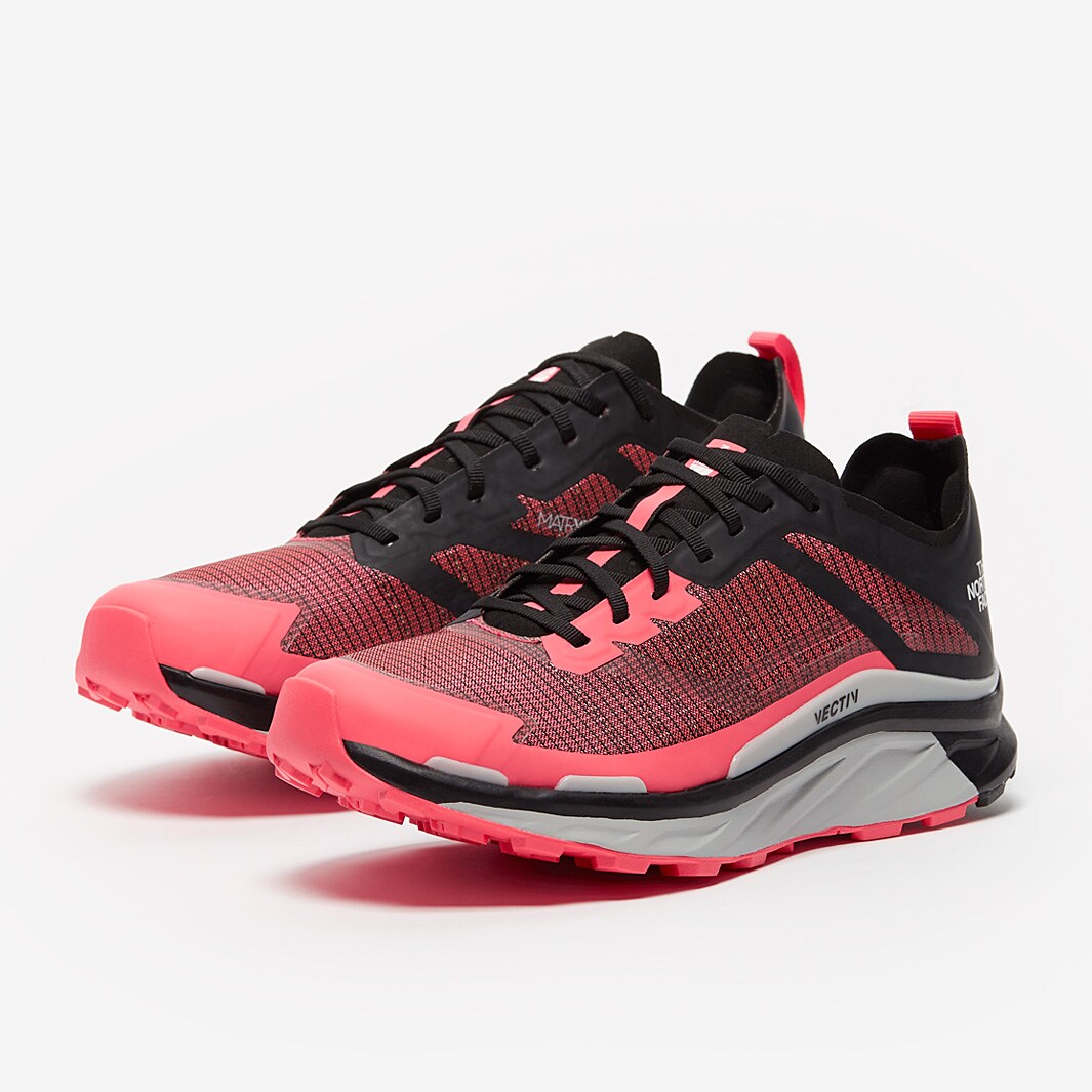 The North Face Vectiv Infinite Brilliant Coral/TNF Black Mens Shoes