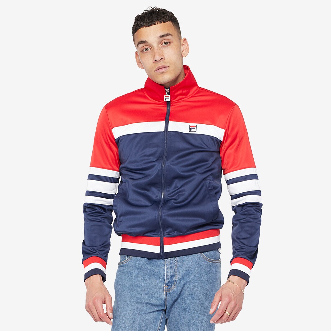 FILA Heritage Courto MK2 Track Top - Peacoat/Chinese Red/White - Tops ...