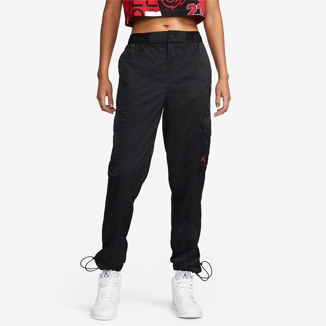 Jordan Womens Heritage Utility Pants - Black/Varsity Red - Womens