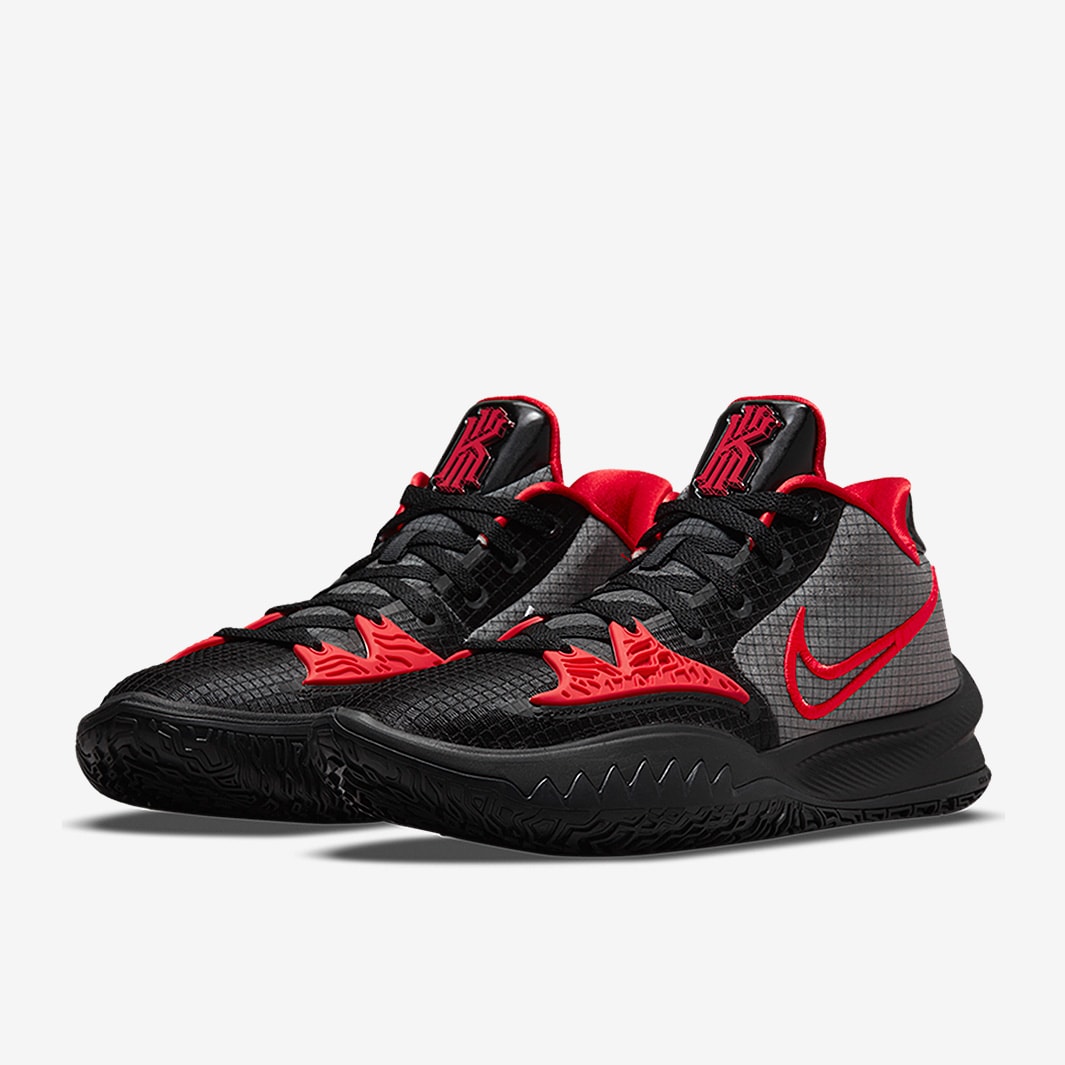 Nike Kyrie Low 4 Bred - Black/University Red-White - Mens Shoes