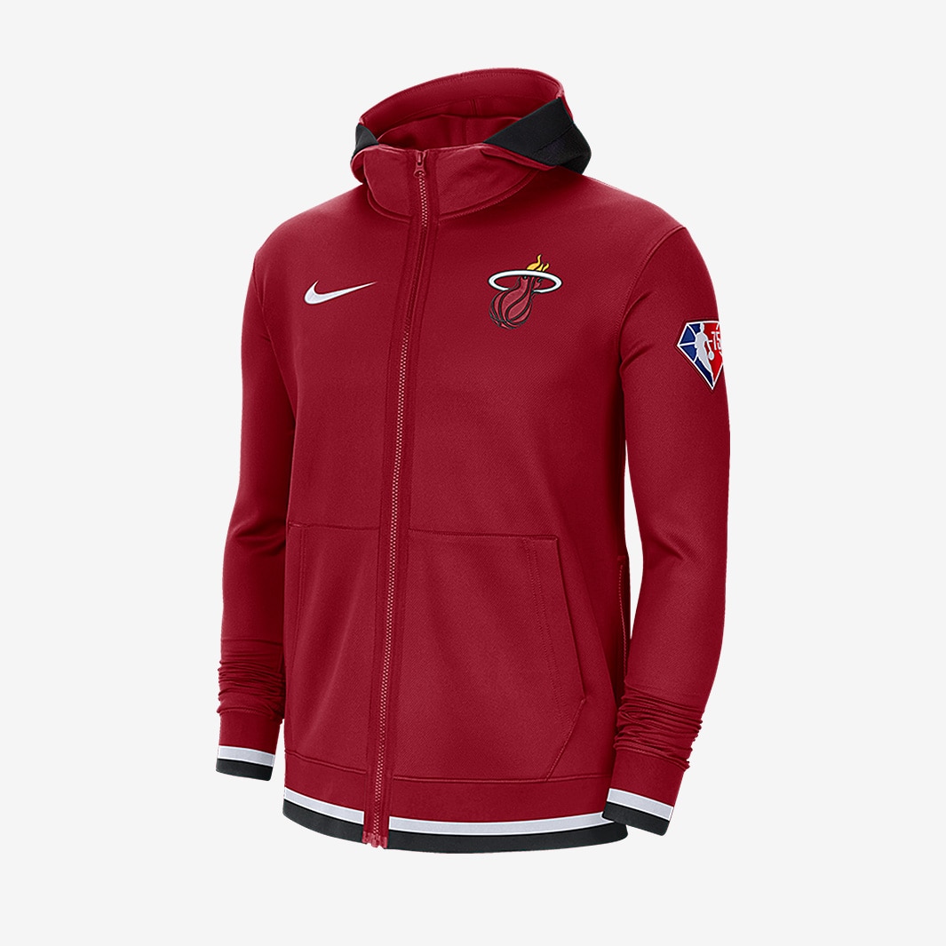 Men's Houston Rockets Nike Red 75th Anniversary Performance Showtime  Full-Zip Hoodie Jacket