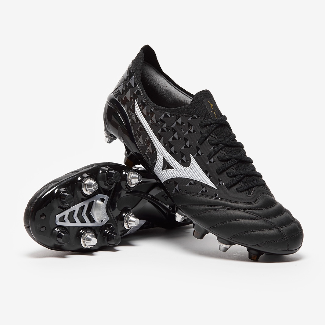 Mizuno Morelia Neo III ß Japan SG-Pro - Black/Galaxy Silver/Black ...