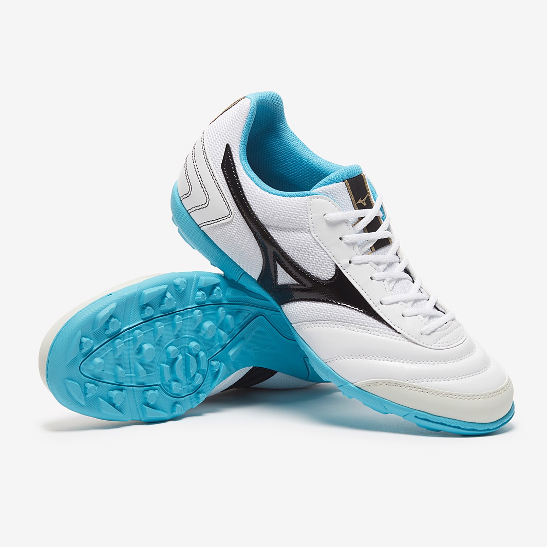 Mizuno MRL Sala Club Turf - White/Black - Mens Boots | Pro:Direct Soccer