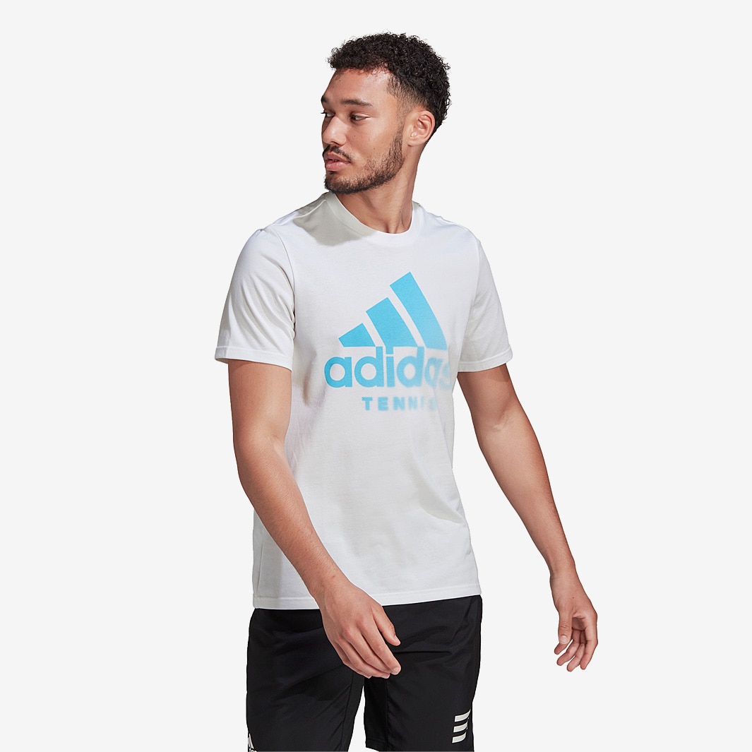 adidas Tennis Category Tee - White - Mens Clothing | Pro:Direct Tennis