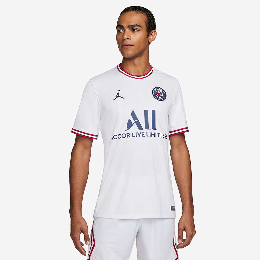 Nike PSG Paris-Saint-Germain 2020-21 Mens Away Jersey White CD4241