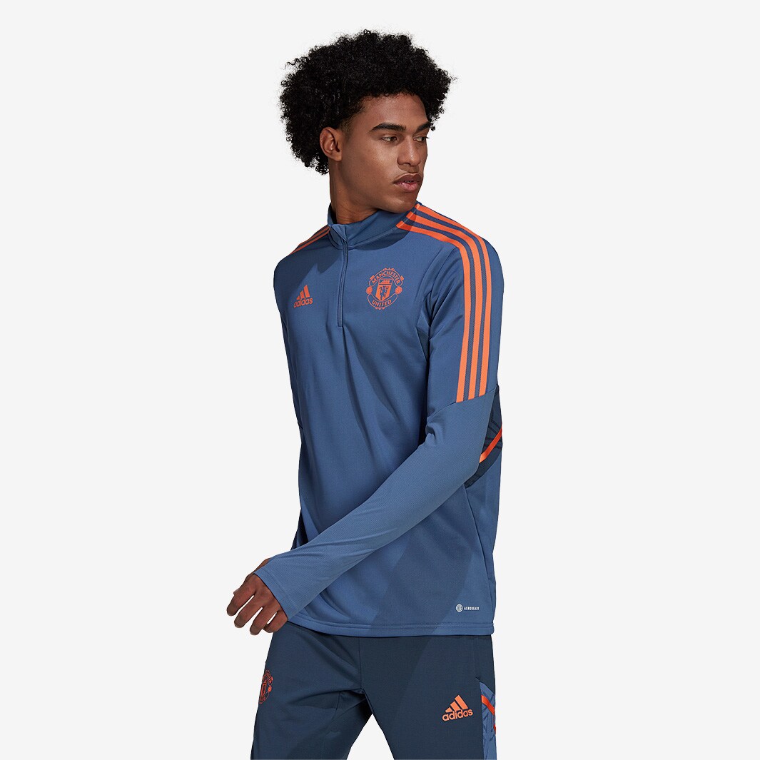 adidas Manchester United 22/23 Training Top - Crew Blue - Mens Replica