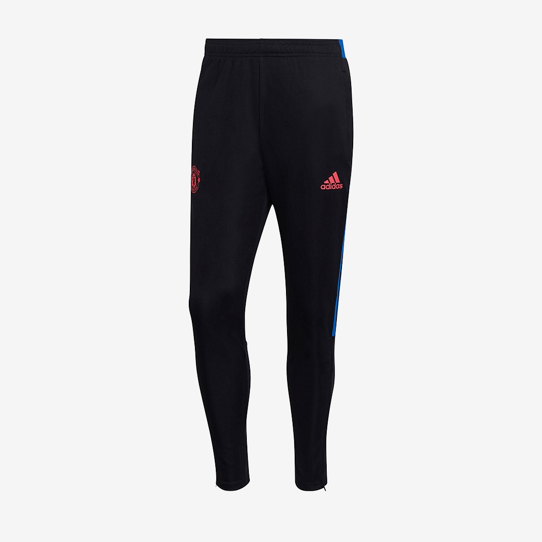 adidas Manchester United 21/22 Training Pant Black/Glory Blue Mens