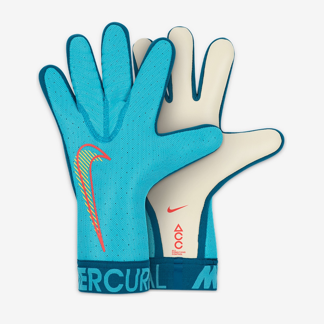 Nike GK Mercurial Touch Elite - Azul/Marina/Rojo - Guantes de portero para hombre | Soccer