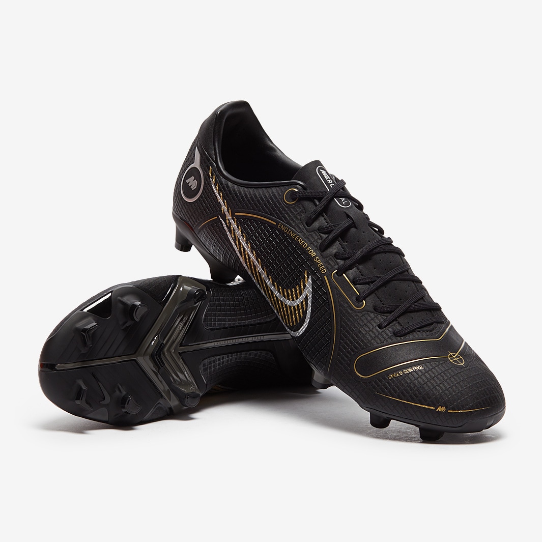 Nike Mercurial Vapor XIV Academy FG/MG - Black/Metallic Gold/Metallic ...