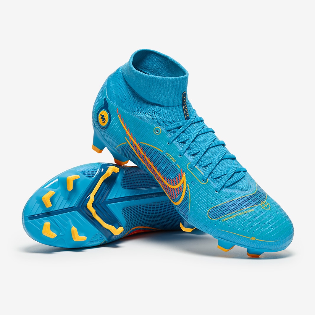 priester juni Bevatten Nike Mercurial Superfly VIII Pro FG - Chlorine Blue/Laser Orange/Marina -  Mens Soccer Cleats 