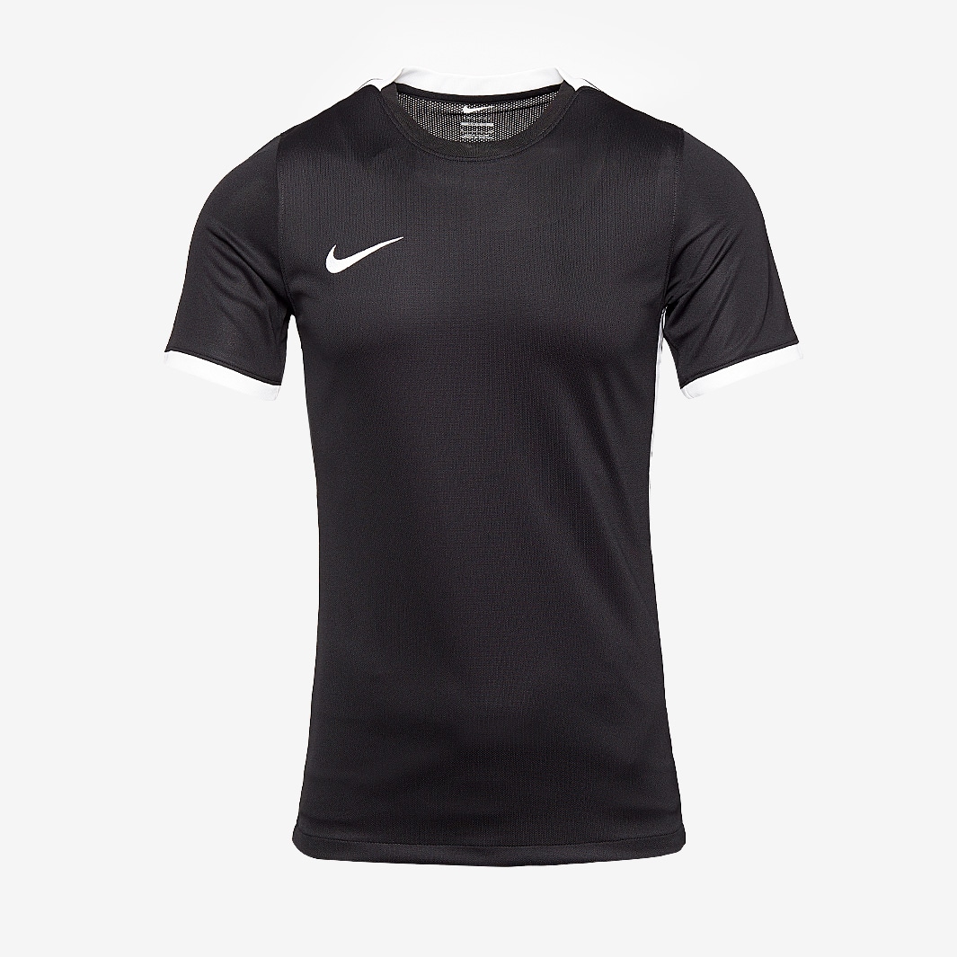 Nike Dri-Fit Challenge IV SS Shirt - Black/White - Mens Football ...