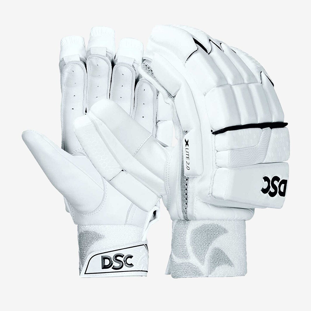DSC XLite 2.0 RH Junior Batting Gloves White Junior Batting Equipment