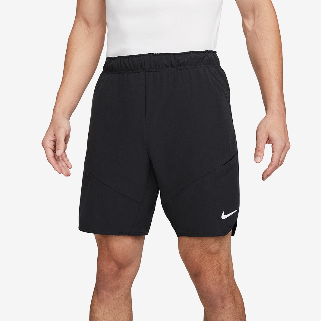 Nike Court Dri-FIT Advantage 9in Short - Black/White - Mens Clothing ...
