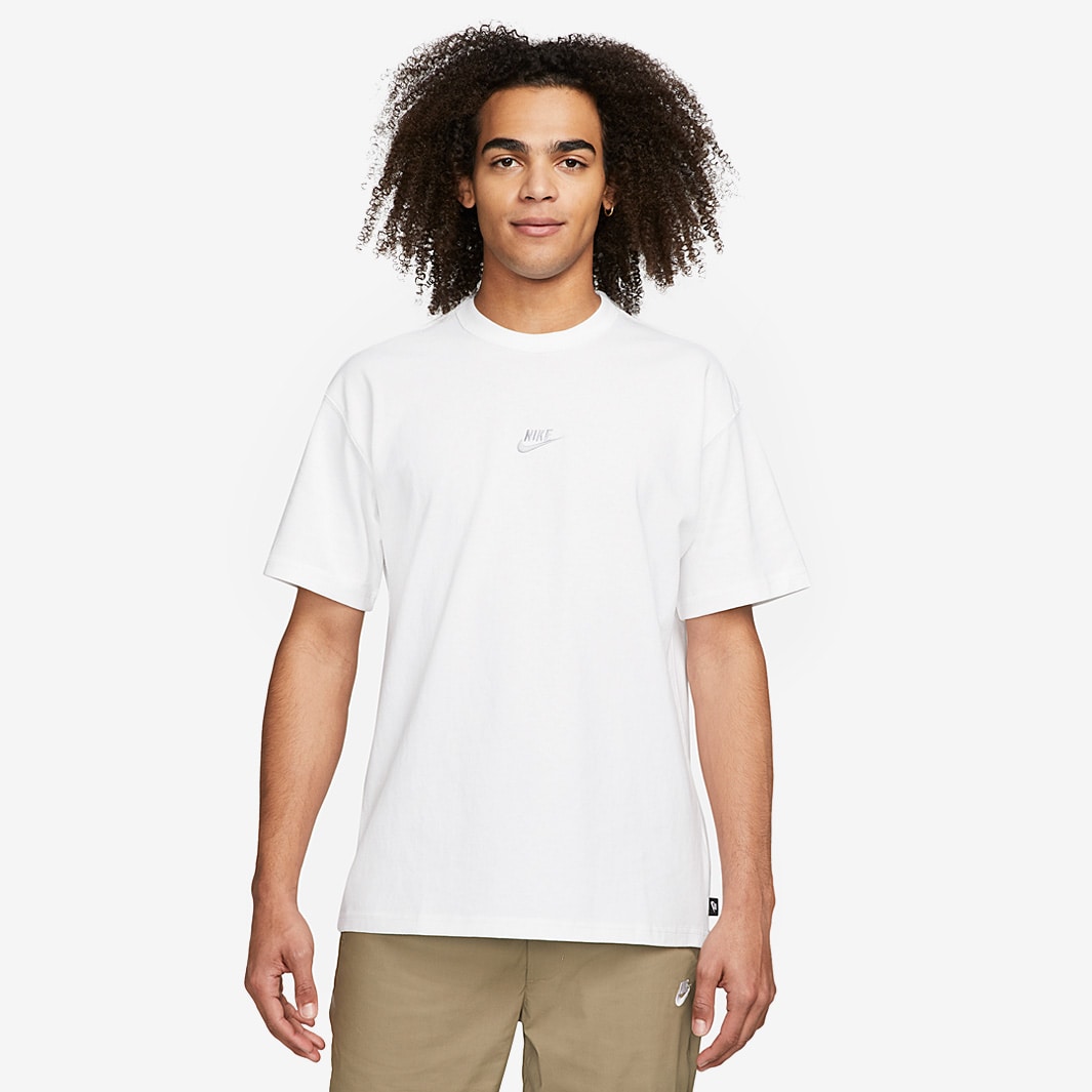 Nike Sportswear Premium Essentials T-Shirt - White/White - Tops - Mens ...