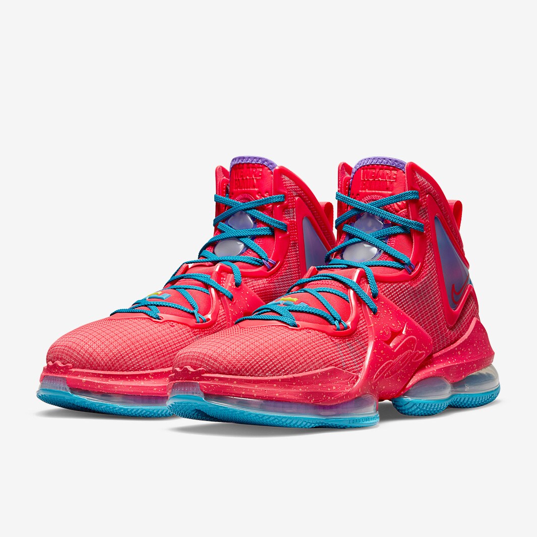 Nike LeBron 19 - Siren Red/Siren Red/Laser Blue - Mens Shoes | Pro ...