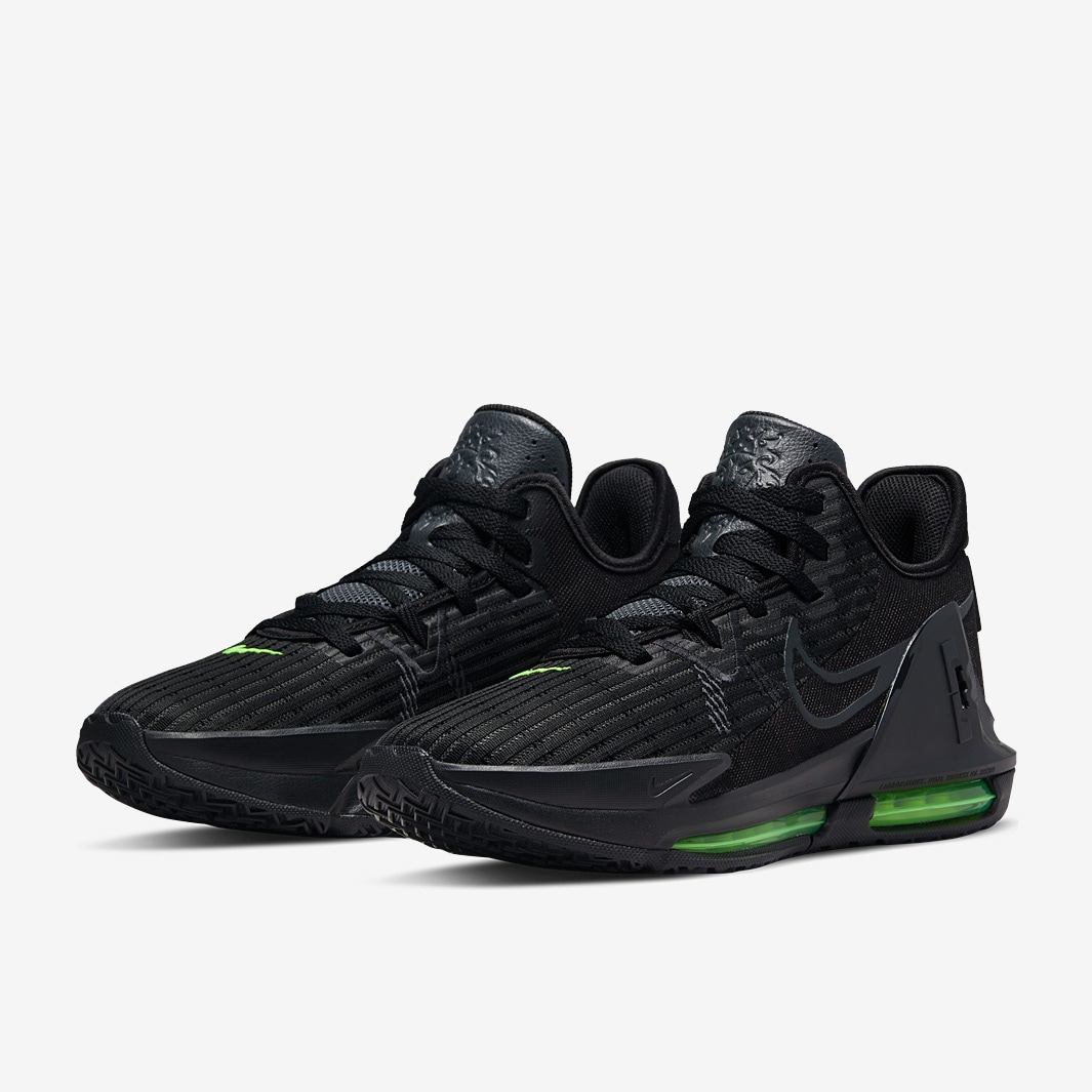 Nike LeBron Witness 6 - Black/Black/Anthracite/Volt - Mens Shoes | Pro ...