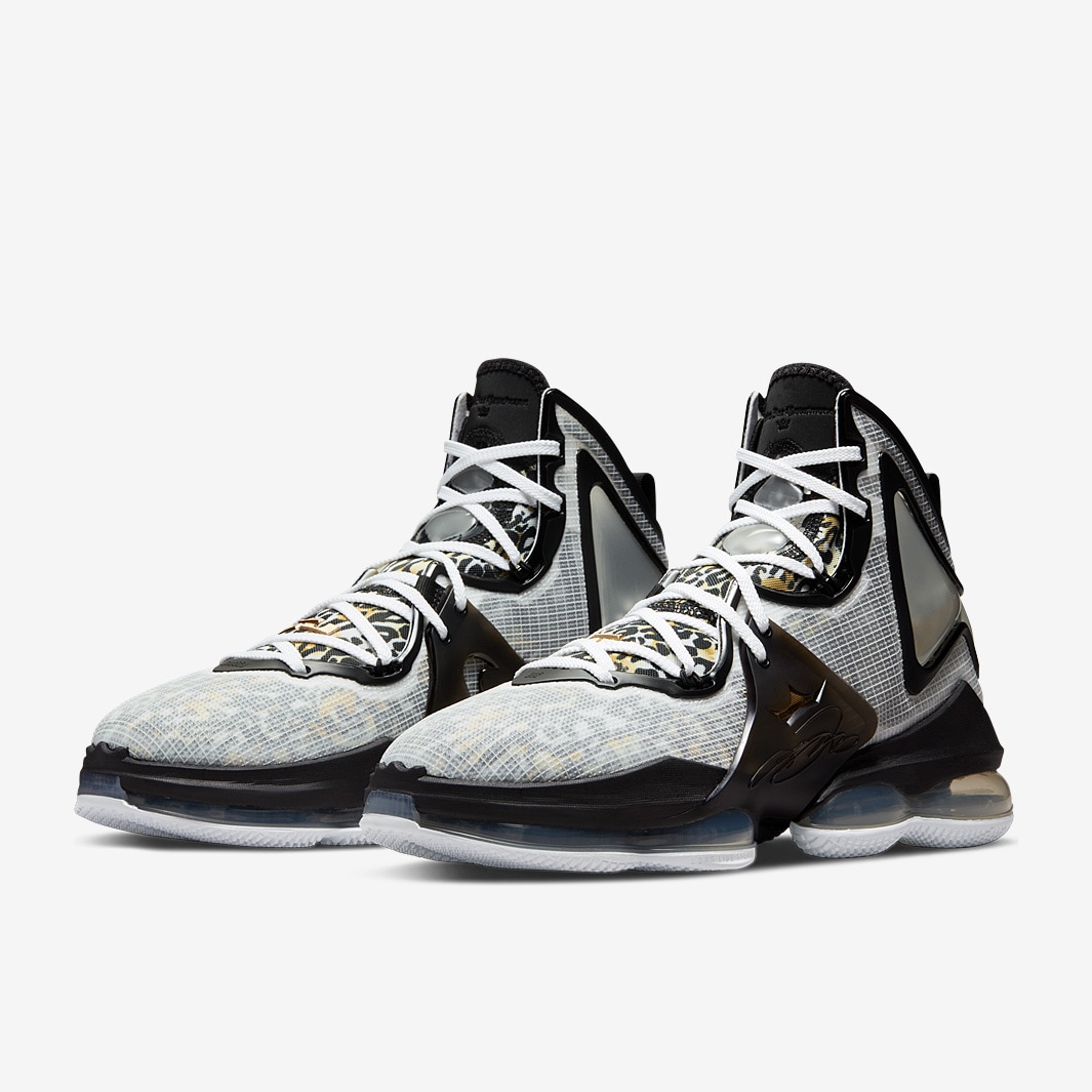 Nike LeBron 19 - White/Metallic Gold/Black - Mens Shoes | Pro:Direct ...