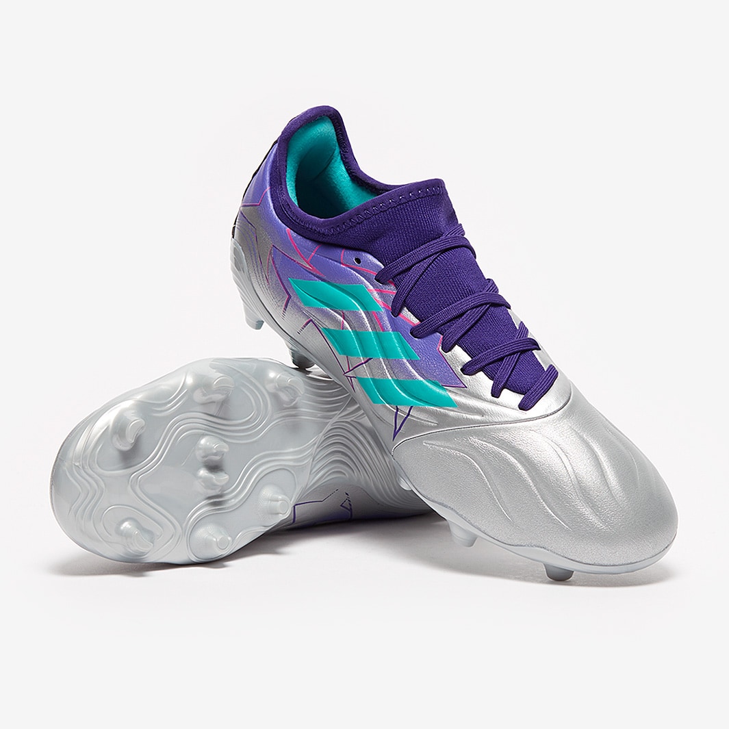 COPA シューズ 紫/銀 チャンピオンズリーグ Adidas Copa Sense + FG Champions League Edition, Grey/Purple