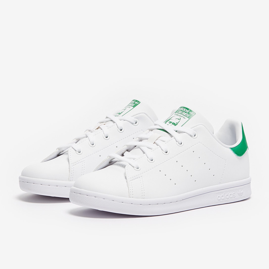 adidas Originals Kids Stan Smith C - Ftwr White/Ftwr White/Green ...