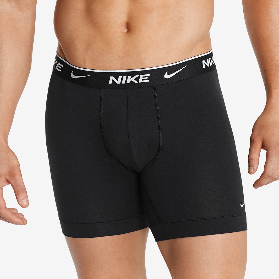 Nike Boxer Brief 3 Pack - Black/Black/Black - Mens Clothing