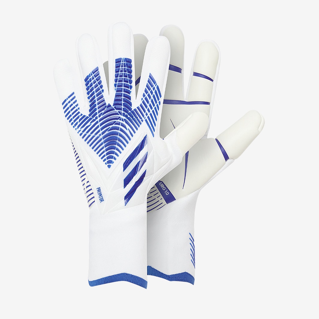 adidas Predator GL Pro PC - White/Hi-Res Blue - Mens GK Gloves | Pro ...