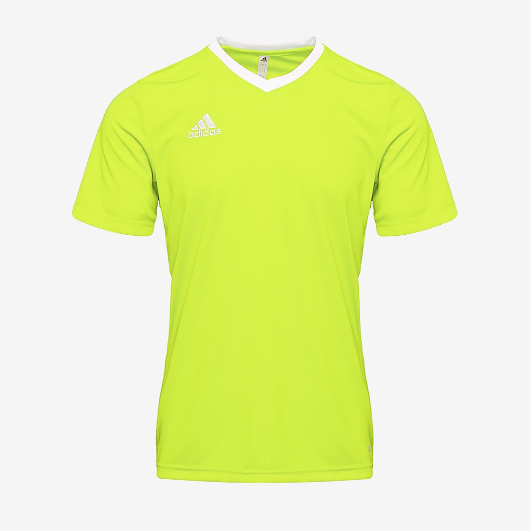 Camiseta adidas Entrada 22 MC - Team Semi Amarillo Solar - Equipaciones de fútbol para hombre Soccer