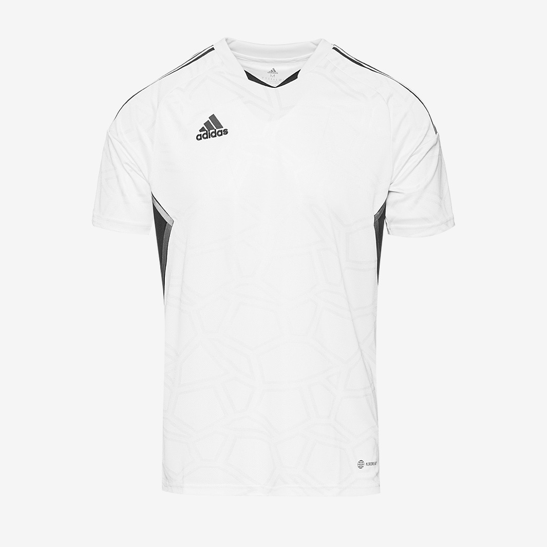 adidas Condivo 22 SS Matchday Shirt - White/Black - Mens Football ...