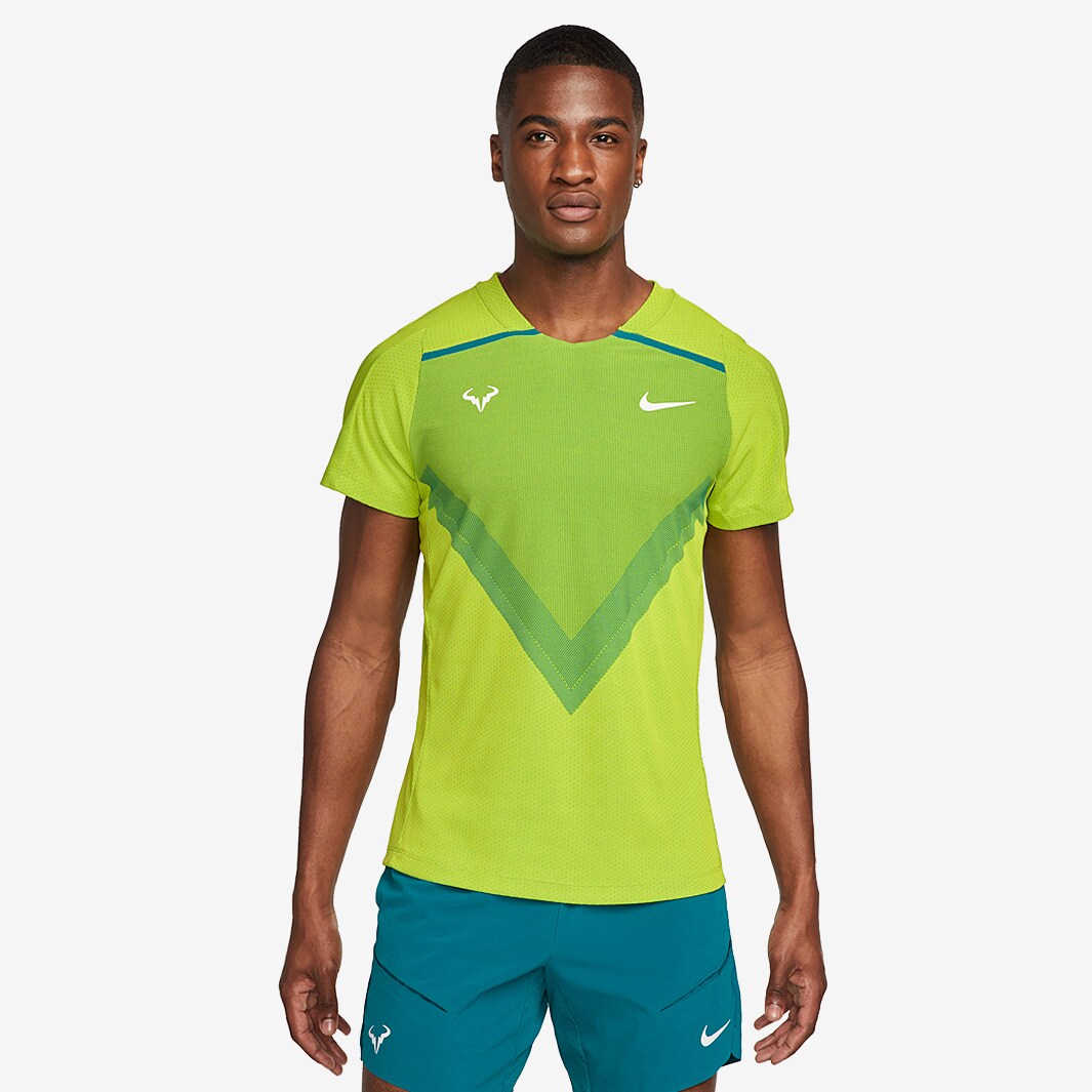 Nike Court DriFIT ADV Rafa Shortsleeve Top Atomic Green/Bright