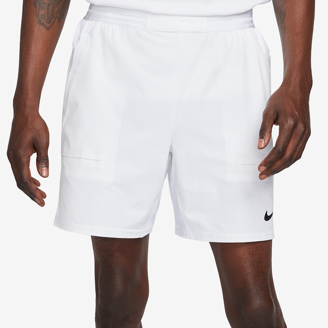 Nike Court Dri-FIT Slam Short - White/Black - Mens Clothing | Pro ...