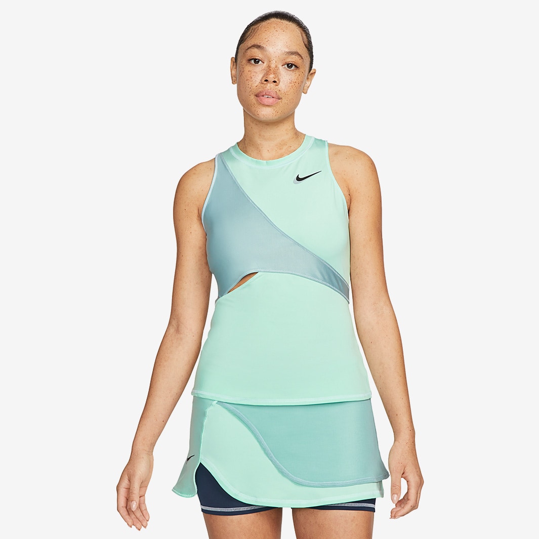 Nike Womens Court Dri-FIT Slam Tank - Mint Foam/Ocean Cube/Black ...