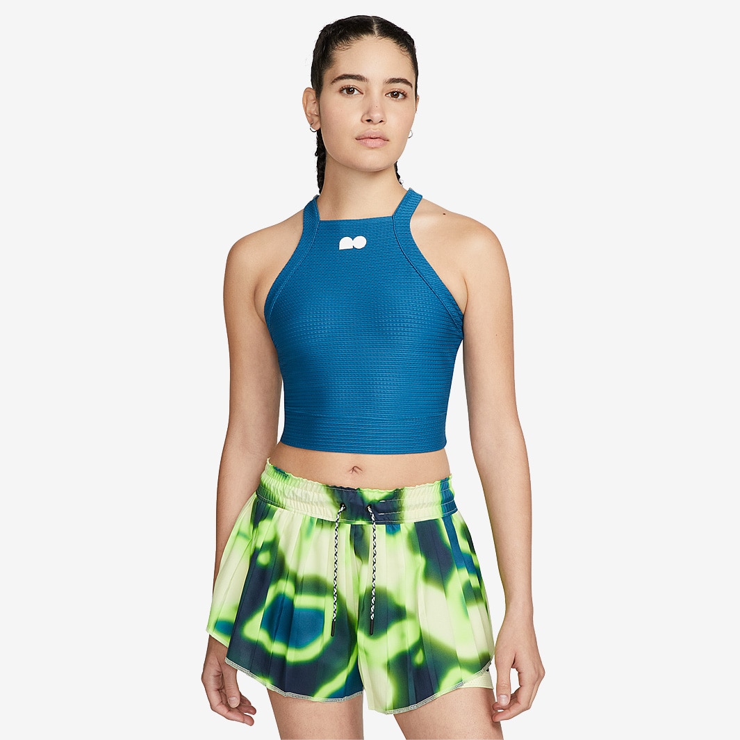 Nike Womens Naomi Osaka Court Tank - Marina/White - Womens Clothing ...