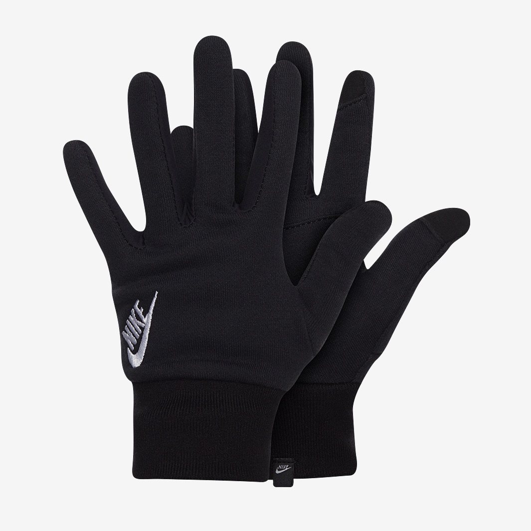 Nike Sportswear Kids Club Fleece 2.0 Gloves - Black/Black/White ...