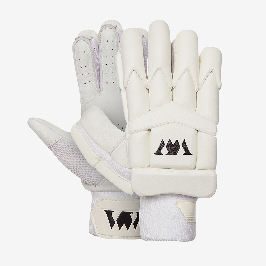World Class Willow 5 Star Junior RH Batting Gloves White Junior