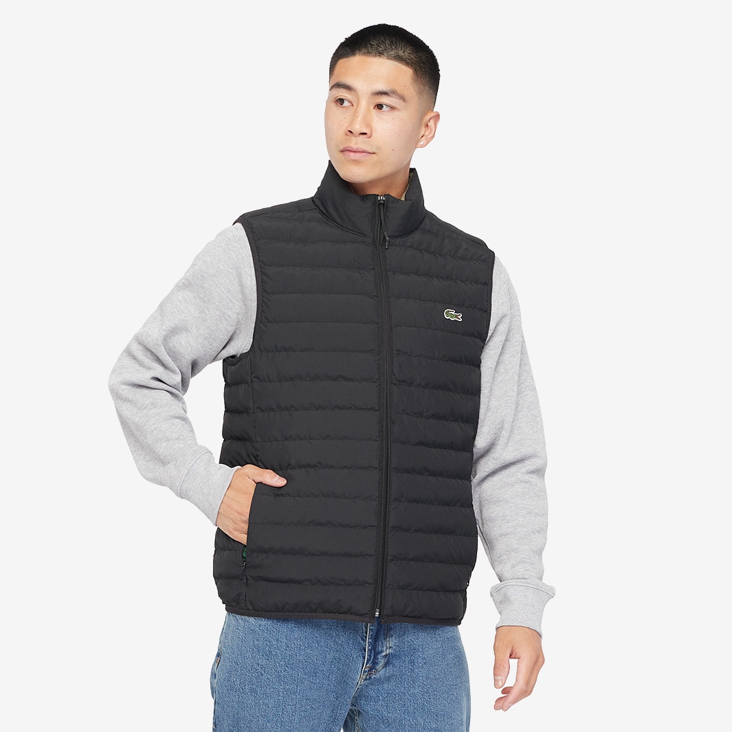 Lacoste Puffer Gilet - Black - Mens Clothing