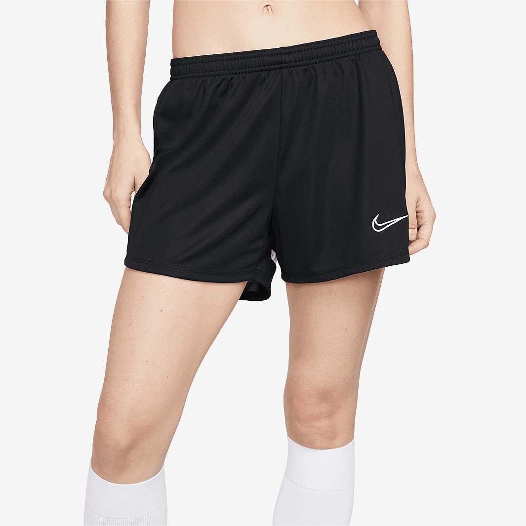 Nike Womens Academy DF Womens Clothing - Black/White/White - Shorts | 21