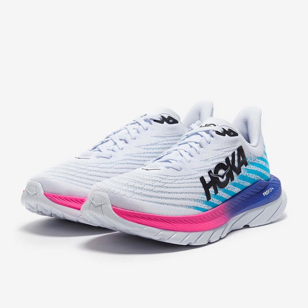 HOKA ONE ONE Mach 5 Mens Shoes Size 12, Color: White/Blue Glass : Buy  Online at Best Price in KSA - Souq is now : Fashion