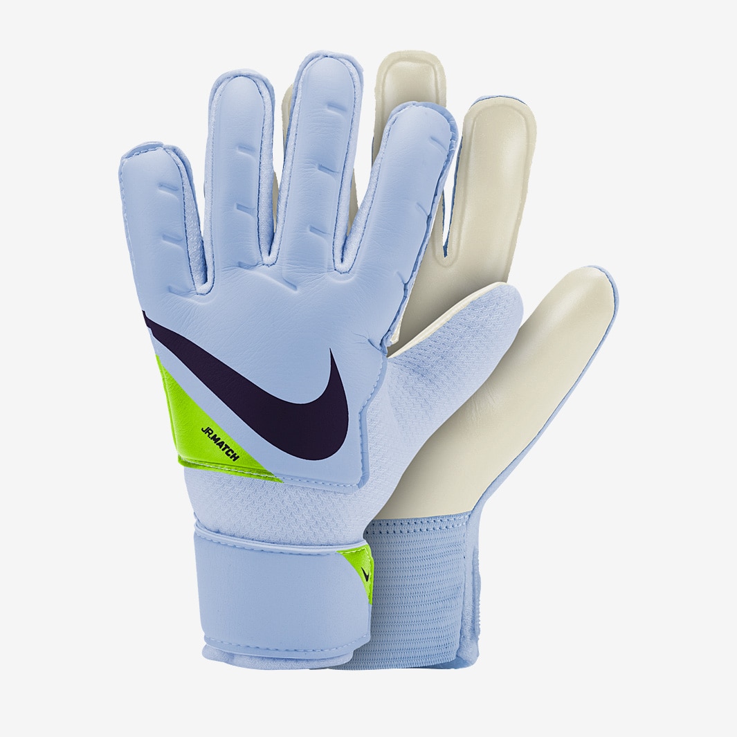 Nike Kids GK Match - Light Marine/White/Blackened Blue - Junior GK Gloves