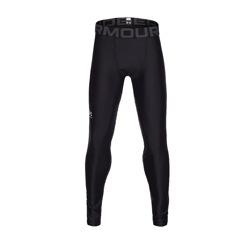 Under Armour Kinder Heat Gear Armour Leggings Schwarz/Weiß Kinder