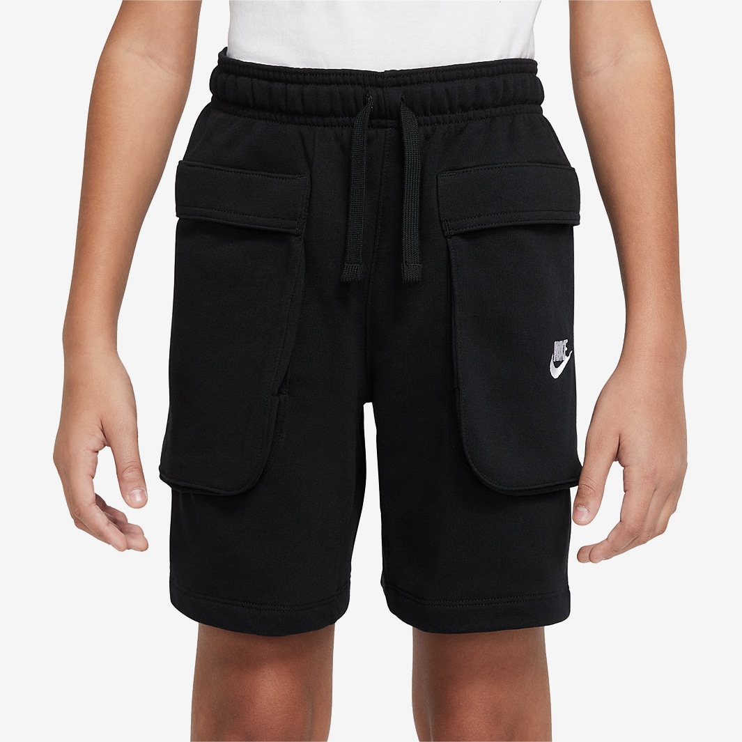 Nike Sportswear Older Kids Cargo Shorts (8-15 Yrs) - Black/White ...