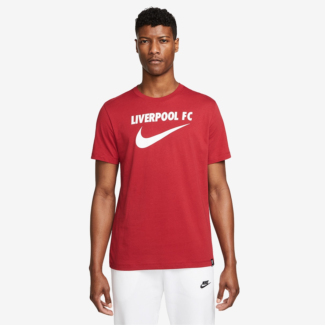 Nike Liverpool 22/23 Swoosh Tee - Tough Red - Mens Replica