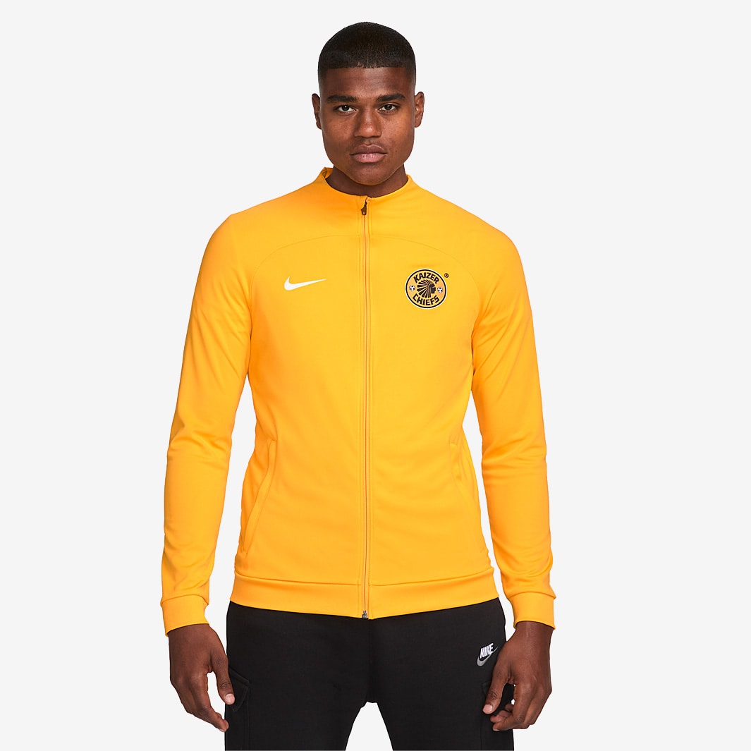 Nike Kaizer Chiefs 22/23 Academy Track Jacket - Taxi/Taxi/White - Mens ...