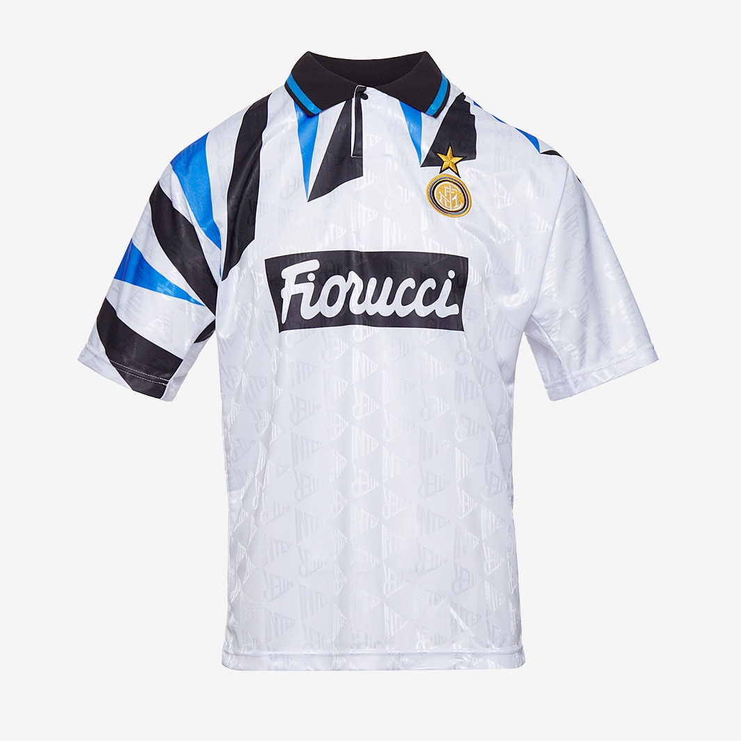 White Score Draw Inter Milan 1992 Away Shirt