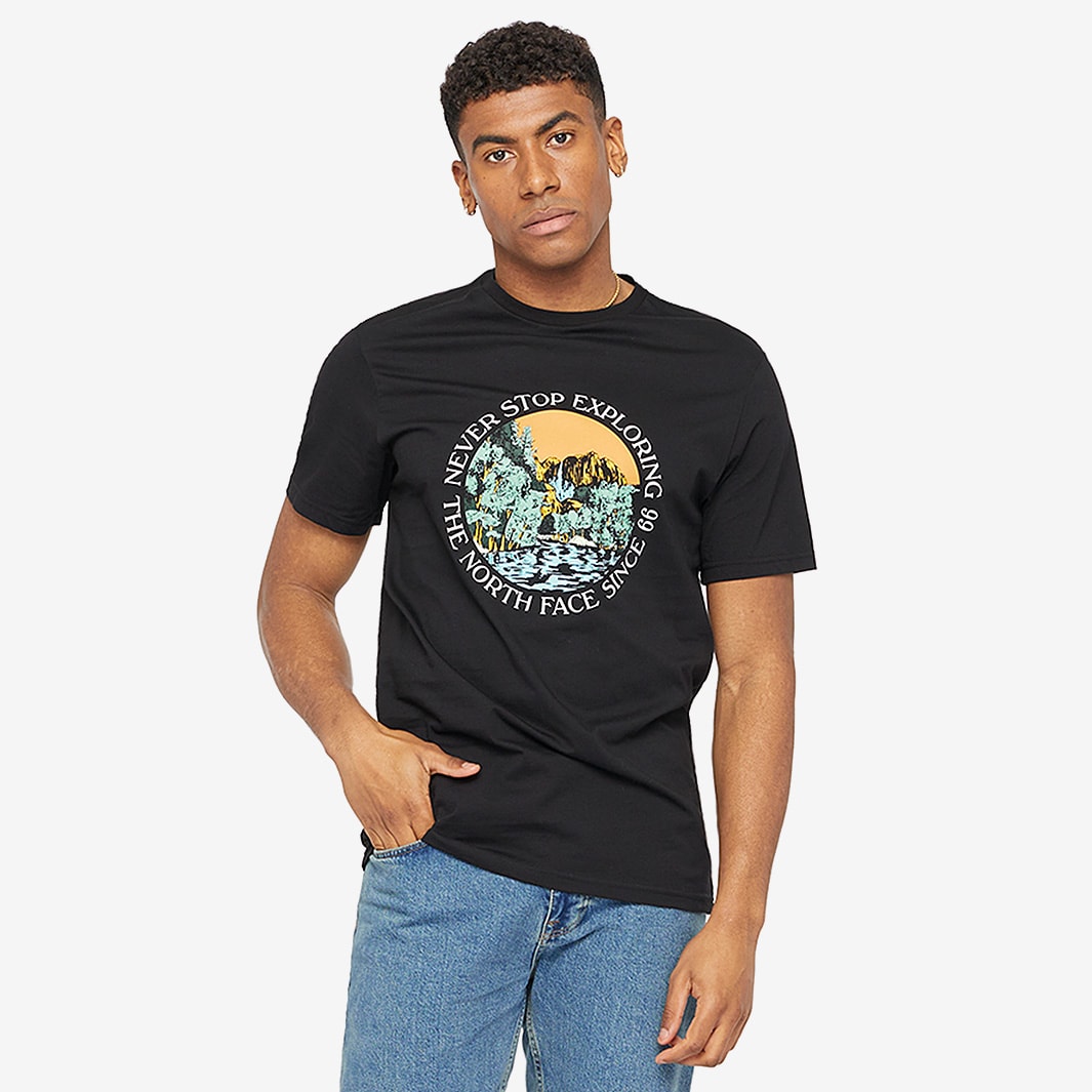 The North Face Graphic Tee - Black - Tops - Mens Clothing | Pro:Direct ...