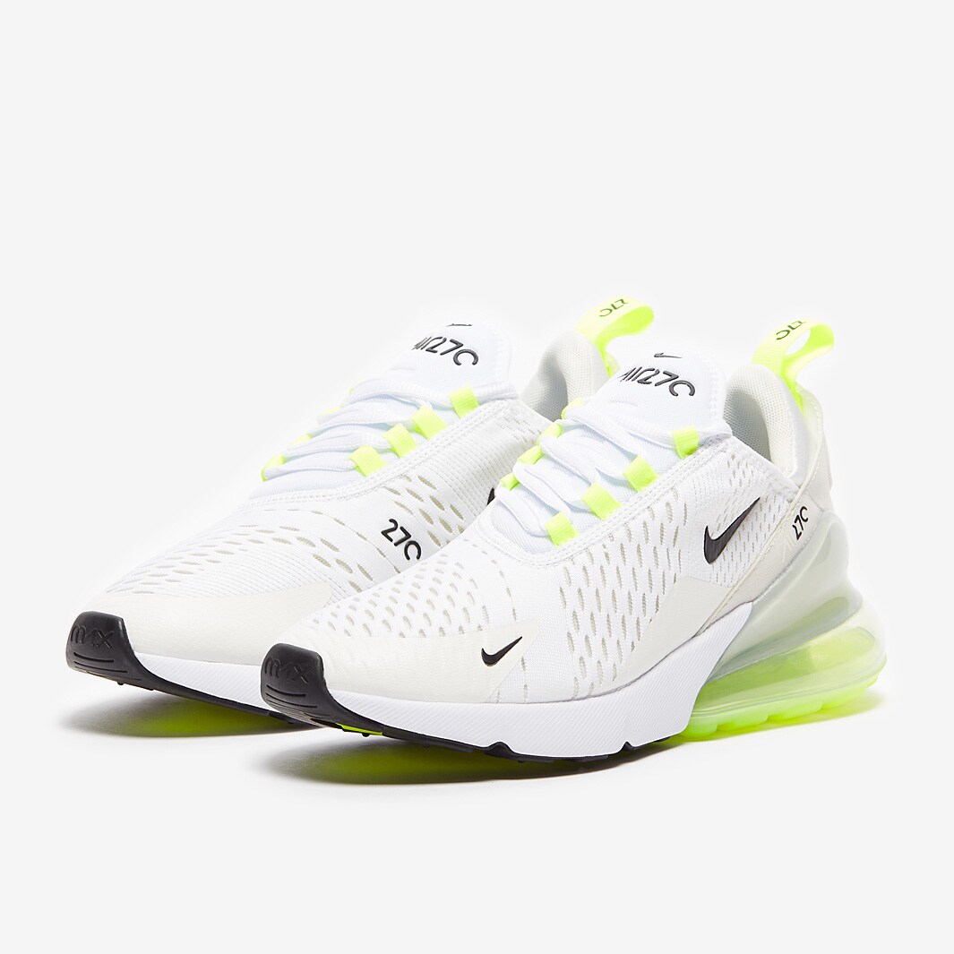 Nike Sportswear Womens Air Max 270 - White/Black-Light Bone-Ghost Green ...