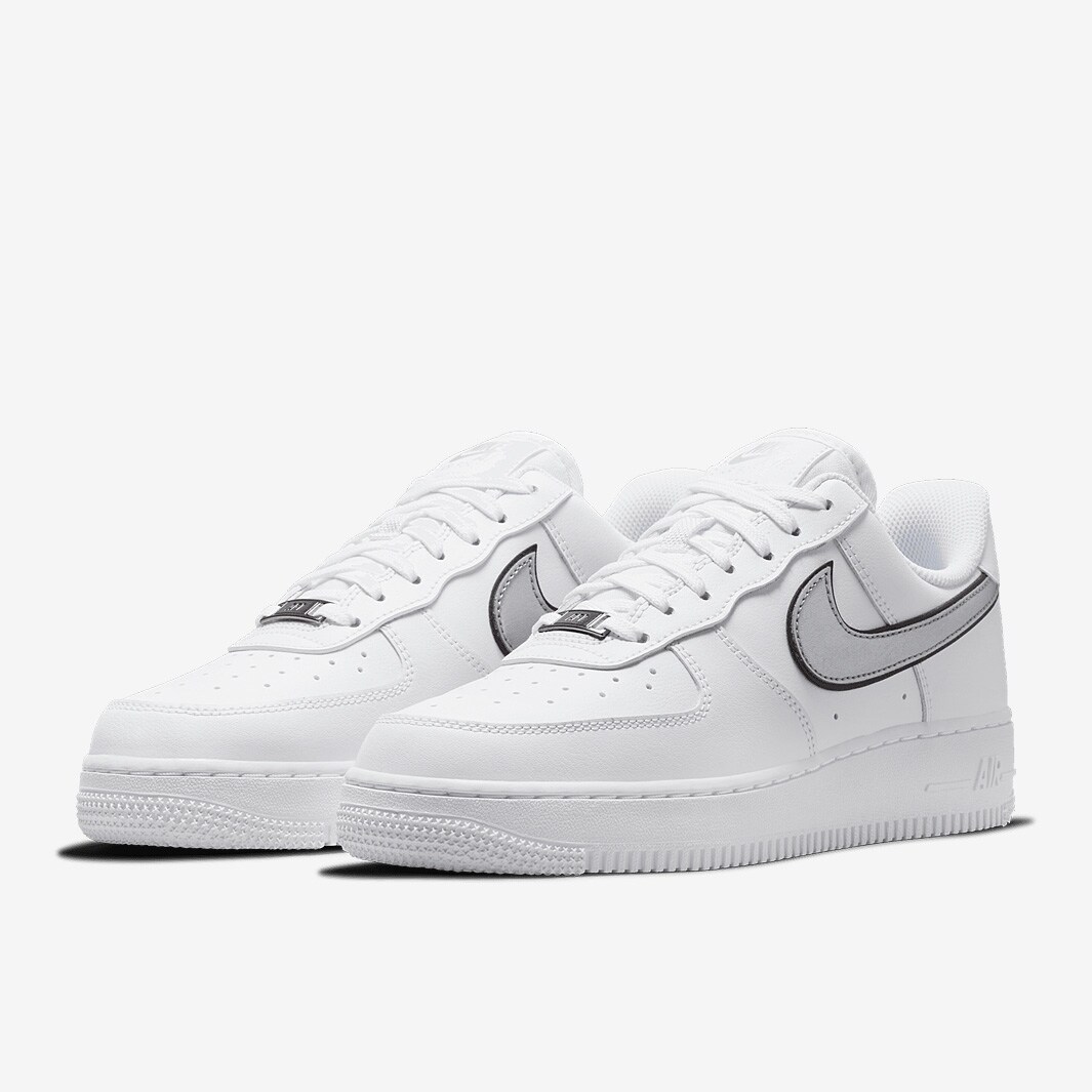 Nike Sportswear Womens Air Force 1 07 Essential - White/Metallic Silver ...