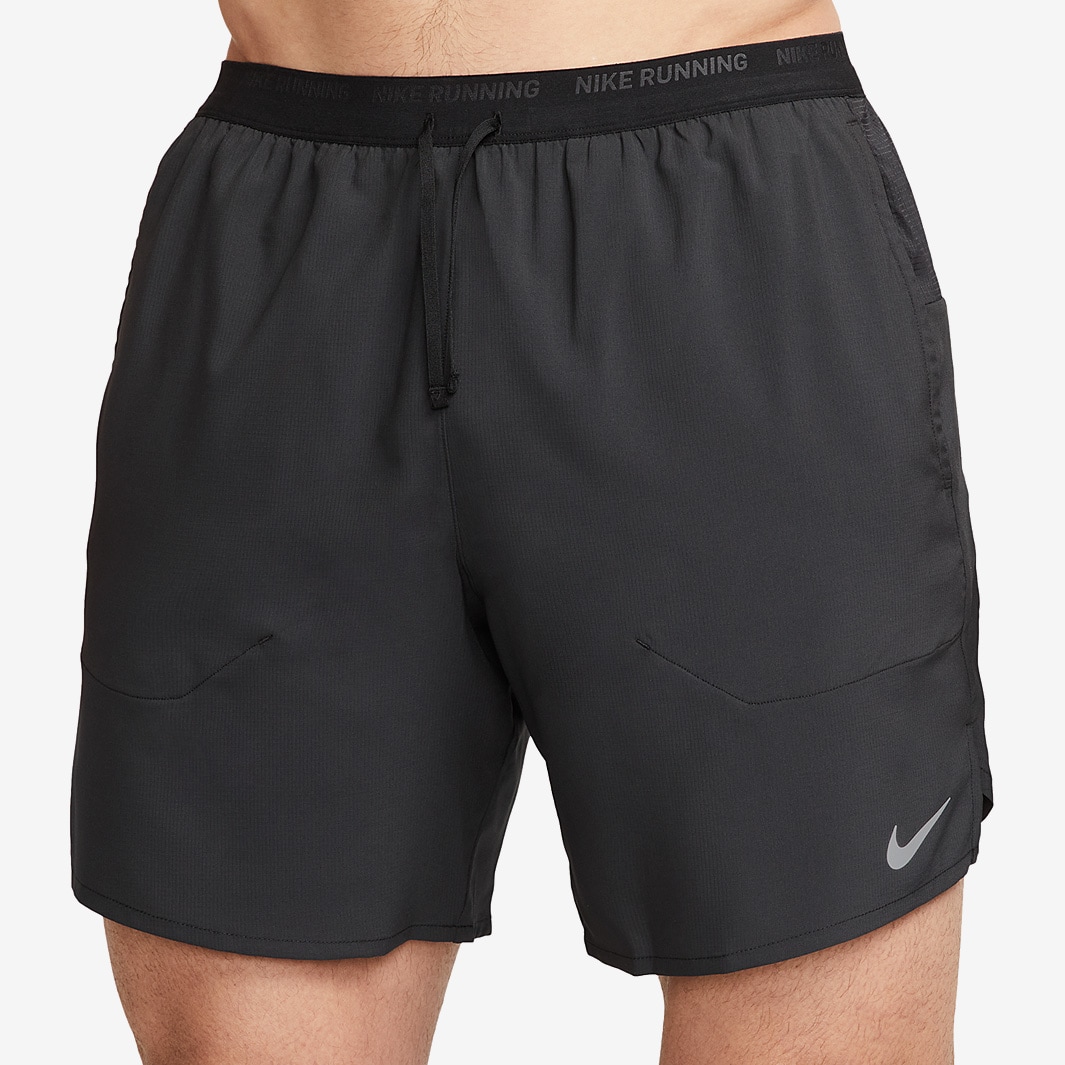 Nike Dri-FIT Stride Short - Black/Black/Reflective Silv - Mens Clothing