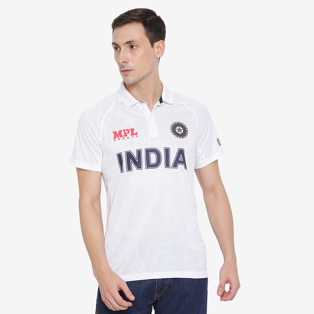 MPL India WTC Shirt - White - Cricket Replica