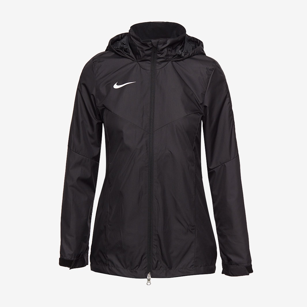 Nike Womens Academy 18 Rain Jacket Black/White Womens Football