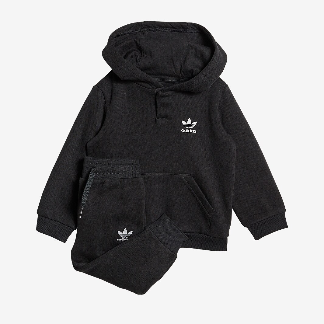 adidas Originals Toddler Hoodie Set (04 Years) Black Boys