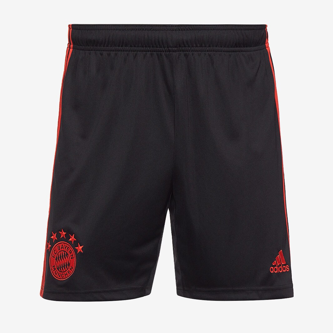 Adidas Bayern Munich 22 23 Third Shorts - Black - Mens Replica